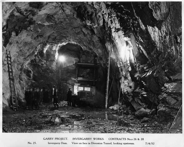 Invergarry Dam - Spillway Tunnel