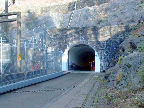 St. Fillans access tunnel portal