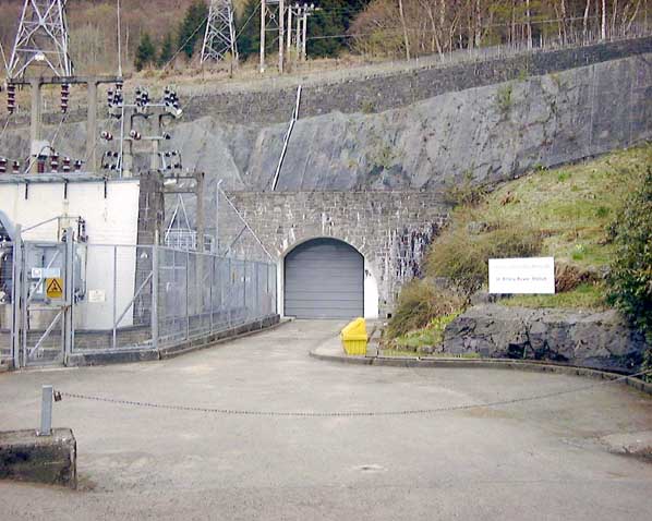 St. Fillans access tunnel portal
