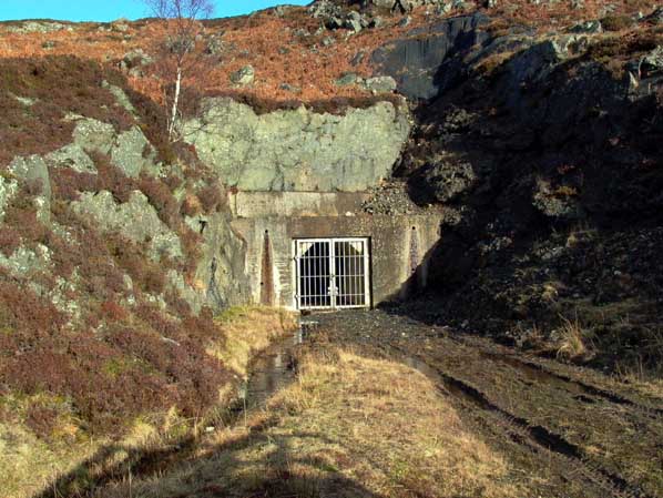 St. Fillans - construction adit