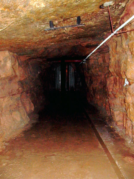 Inchindown - Secondary portal: tank access gallery