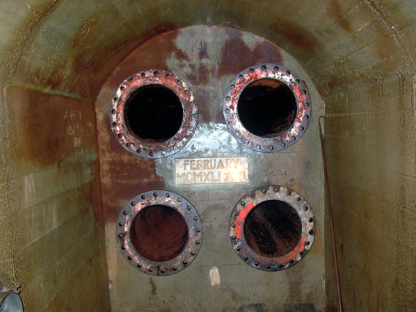 Inchindown - Secondary portal: access to first tank