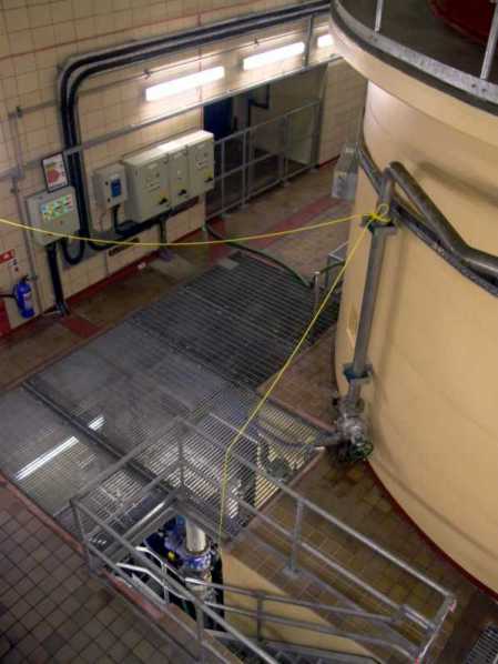 Clachan power station - turbine floor