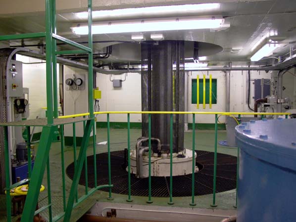 Livishie power station - turbine floor