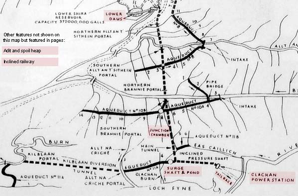 Map of Lower Shira scheme