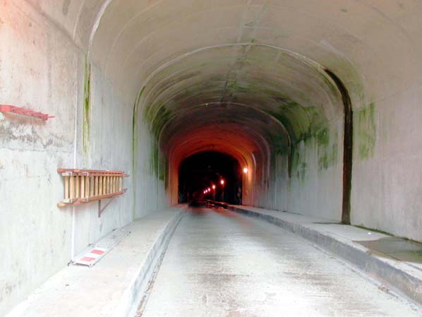 Nant power station - access tunnel 