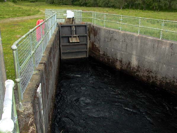 Nant power station - Tailrace